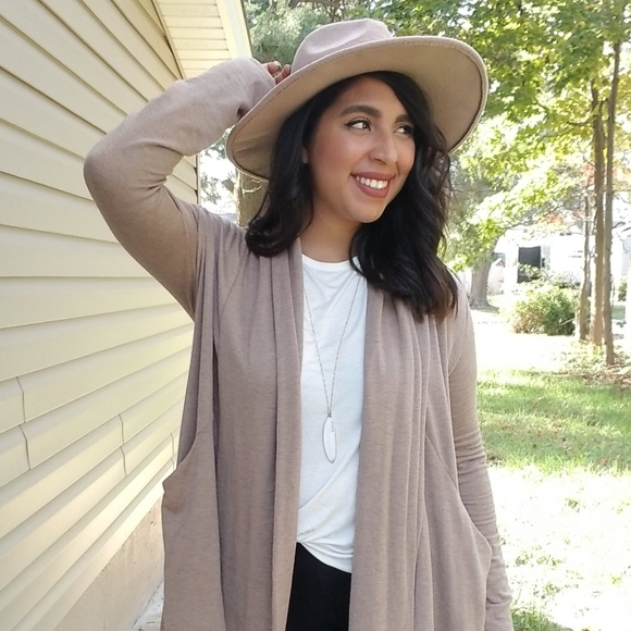 FLASHSALE⚡ULTRAMODERN DRAPE CARDIGAN IN BROWN - Picture 9 of 12